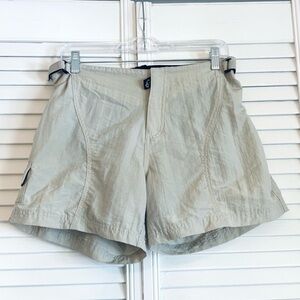 Vintage Y2K Pearl Izumi Technical Wear Layered Cycling Bike Shorts Tan Large